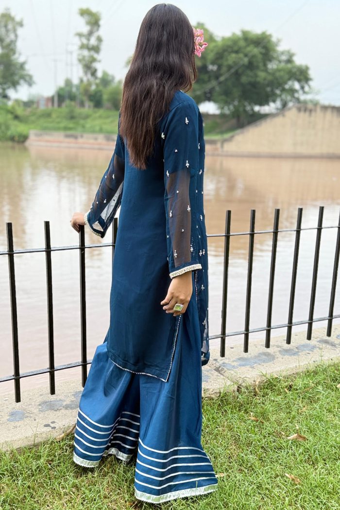Embroidered Organza 3-Piece Suit Dress - Image 4