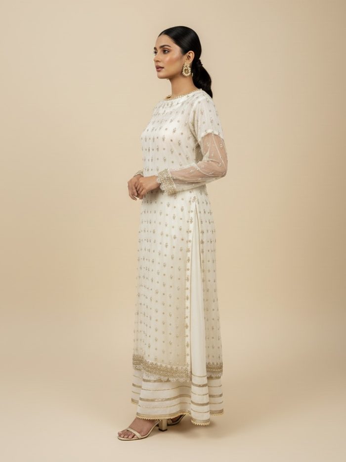 Lavish Organza Frock 3-Piece Dress - Image 3