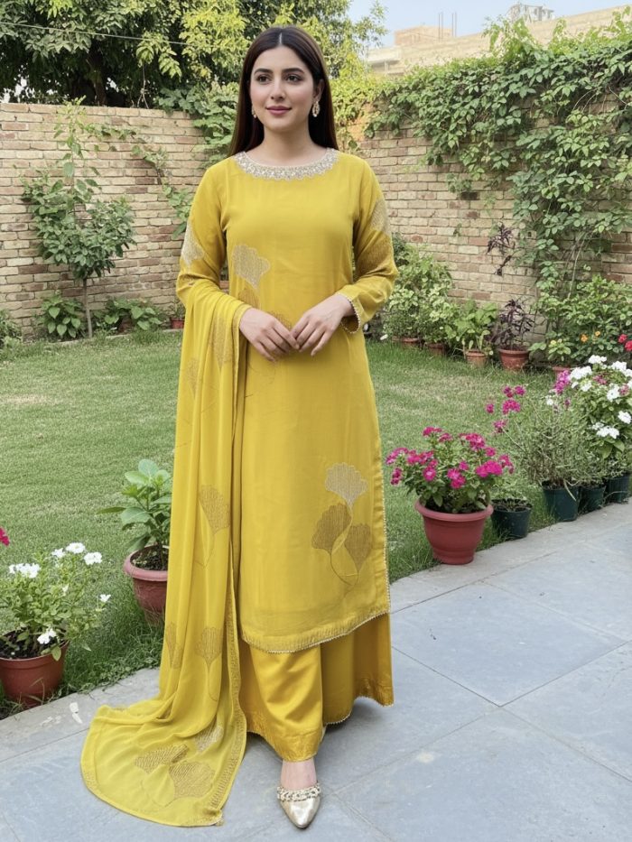 Lavish Chiffon 3-Piece Dress