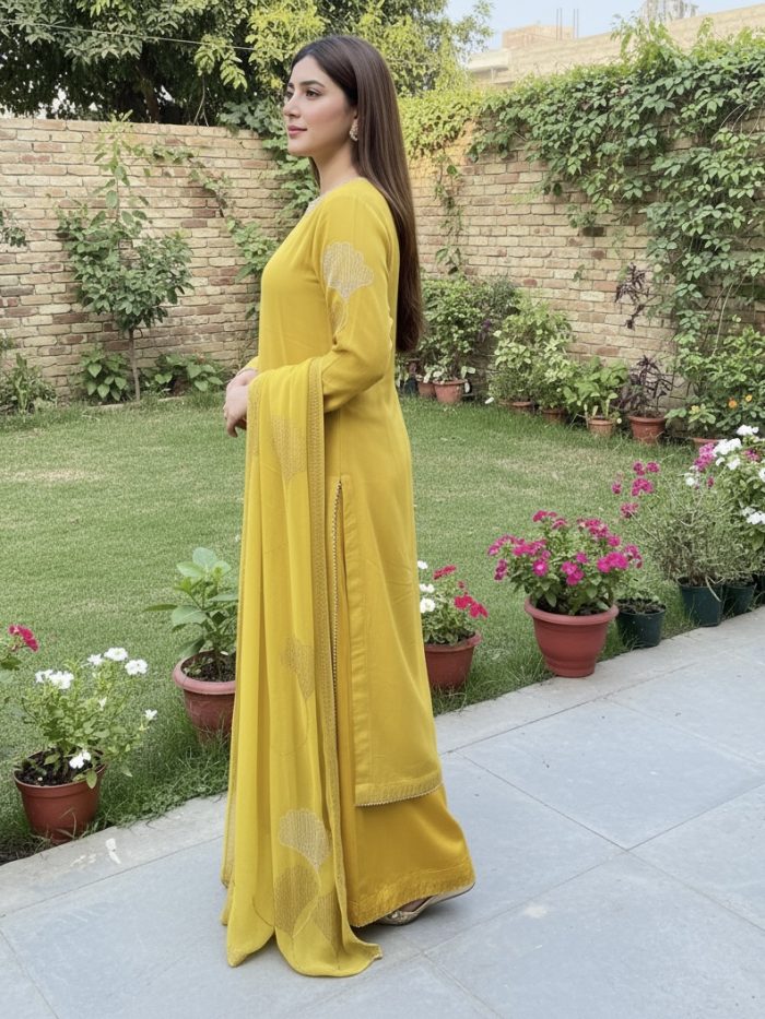 Lavish Chiffon 3-Piece Dress - Image 3