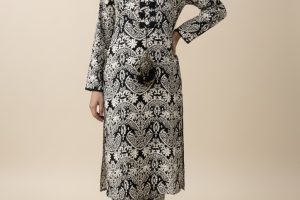 Floral Printed Khaddar 2-Piece Dress