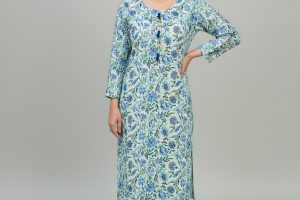 Printed Khaddar 2-Piece Dress